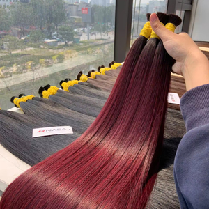 Extensions de cheveux vierges humains crus vietnamiens en vrac à prix d'usine - Product Image 1