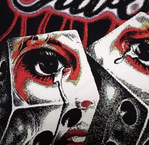 Camiseta Personalizada de Estilo Gótico para Hombre, Estampada, Gruesa, Hip Hop, Harajuku, Y2k, Informal, Corte Regular, Ropa Urbana, Diseño Gráfico, 100% Algodón - Product Image 6