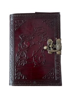 Carnet de notes artisanal en cuir unique avec reliure spirale Tortoise Journal – Fournitures de bureau, cadeau scolaire, carnet de croquis, décor vintage