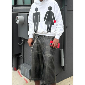 เสื้อฮู้ดผู้ชายโอเวอร์ไซส์มีฮู้ดโอเวอร์ไซส์ - Product Image 2