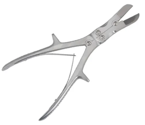 Stille Liston alta calidad ortopédica 27cm cortador de hueso de doble acción fórceps de acero inoxidable curvo acero alemán - Product Image 4