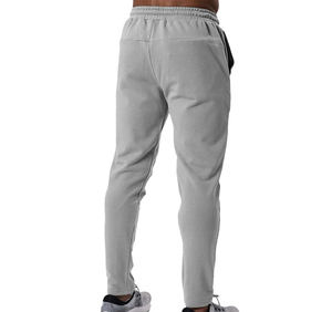Pantalones de correr de Cintura elástica de LICRA y algodón para hombre, pantalones de chándal de pierna ancha rectos acampanados transpirables de secado rápido - Product Image 2