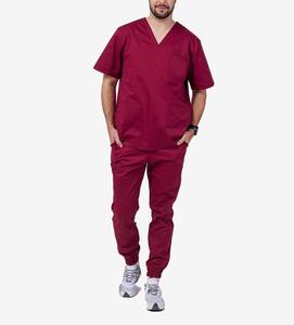 Trajes de médico para hombre médico de hospital, conjuntos de uniformes quirúrgicos de enfermería elásticos con tela de punto para hombres - Product Image 1