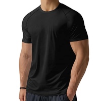 Microfibra logotipo personalizado poliéster secado rápido correr Fitness ropa Malla tela entrenamiento atlético gimnasio deporte hombres músculo camiseta
