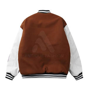 Veste de Baseball à la Mode Best-Seller Nouveau Style Coupe-Vent Coton/Laine Logo Avant Haute Qualité pour la Vente en Ligne - Product Image 2