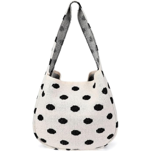 Bolso de ganchillo para mujer, bolsos cruzados de hombro de punto, bolso de compras estético, monederos bonitos, bolso de ganchillo OEM hecho en Vietnam - Product Image 1