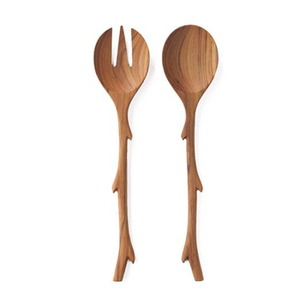 Juego de cubiertos de madera único para comer Juego de 2 cubiertos de diseño elegante Perfecto para eventos Vajilla Utensilio de comedor Calidad Premium - Product Image 6