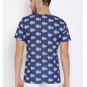 Camiseta de Hombre de Color Sólido, Calidad Premium, Sublimada, la Más Vendida, Corte Holgado, Poliéster/Algodón, Venta al Por Mayor OEM - Product Image 3