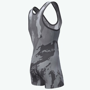 Uniforme de lutte personnalisé OEM léger et respirant pour hommes avec logo à l'avant-Haute qualité - Product Image 5