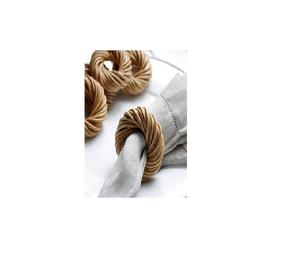 Accesorios de mesa de forma redonda hechos de ratán, servilleteros, artículos para el hogar y la cocina, anillos de sujeción de tejido, precio asequible - Product Image 1