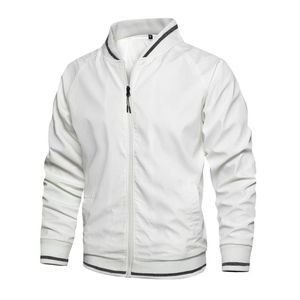 OEM Wholesale Stylish <b>Men's</b> Bomber <b>Jacket</b> Custom Design Lightweight Windbreaker Casual Outerwear Windbreaker Softshell <b>Jackets</b> - Product Image 6