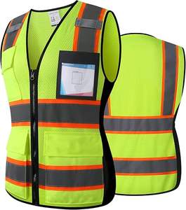 Gilet de travail haute visibilité pour homme, gilet de sécurité réfléchissant de haute qualité - Product Image 1