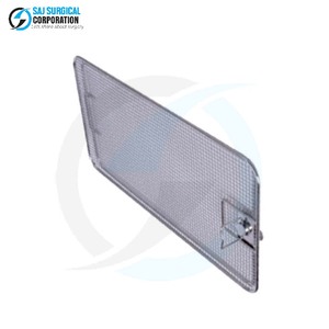 Solo Tapa para Cesta de Base Plana Din, Acero Inoxidable de Precisión, Manual, Duradera, Reutilizable, Tapa Médica para Uso en Cirugía General - Product Image 5