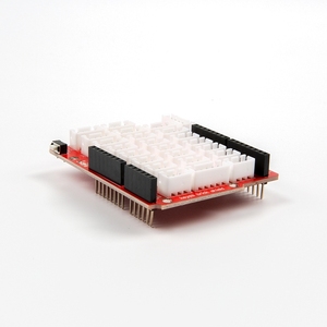 Cơ sở màu đỏ Cảm biến I/O lá chắn mở rộng ban mô-đun cho <span class=keywords><strong>Arduino</strong></span> tương thích với amts I/O cho robot Bộ dụng cụ - Product Image 1