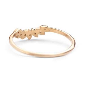 Anillo de diamante redondo cultivado en laboratorio IGI, banda de boda y compromiso de oro de 14 quilates, anillo de diamante creado en laboratorio hecho a mano - Product Image 3