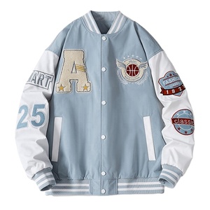 Cómodo invierno cálido hombres Letterman chaqueta a prueba de viento hombres Letterman chaqueta en precio razonable - Product Image 6