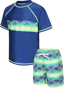 New Arrival High Quality Custom Logo Casual Rash <b>Guards</b> for Kids Gym Fitness Wear Rash <b>Guard</b> Sets with Breathable Feature - Product Image 6