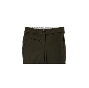 Pantalones de Montar a Caballo Unisex de Primera Calidad, Color Verde Oliva, con Logotipo Personalizado, de Algodón y Silicona, con Parche Blanco, Tejido Elástico, para Ecuestres - Product Image 2