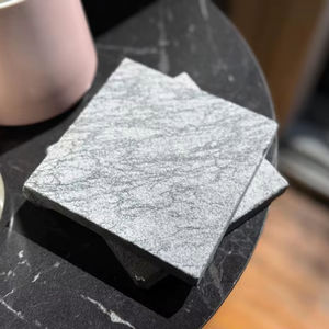 Ensemble de 4 sous-verres en marbre bleu océan, qualité supérieure, faits à la main - Product Image 1