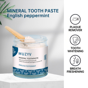 <span class=keywords><strong>Dentifrice</strong></span> aux herbes OEM Caractéristiques éclaircissantes Menthe poivrée sans fluorure Formule nettoyante naturelle à l'huile de noix de coco <span class=keywords><strong>Dentifrice</strong></span> blanchissant - Product Image 4