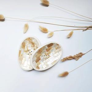 Accessoire pour articles de bain Porte-savon en nacre Meilleure vente Narce Shell Inlay Soaps Dishes Holder - Product Image 4