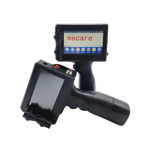 WECARE 12.7MM 더블 언어 QR 바코드 날짜 번호 로고 좋은 품질 휴대용 휴대용 온라인 잉크젯 프린터