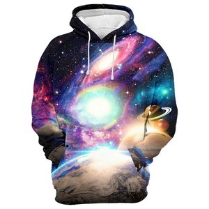 Sweat-shirt à capuche pour homme de haute qualité, manches longues, doublure en polaire, 100% polyester, nouvelle arrivée, imprimé numérique, prix de gros bon marché - Product Image 1