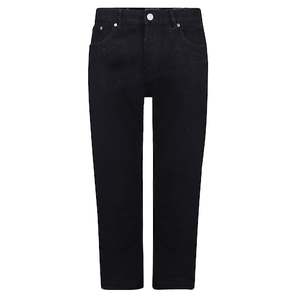 Jean de mezclilla personalizado de alta calidad para hombres Tallas grandes Estilo recto Streetwear Diseño de tendencia para la técnica de lavado de primavera y verano - Product Image 1