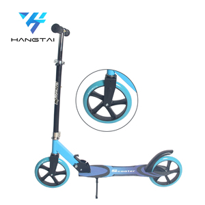 Trottinette pliable à 2 grandes roues, en Aluminium, adulte, Logo personnalisé, usine, vente en gros - Product Image 2