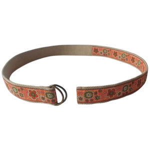 KVR 2025 Usine En Gros Solide Couleur Double D-Ring Boucle Jacquard Nylon Sangle Ceinture Avec Pointe En Métal - Product Image 4