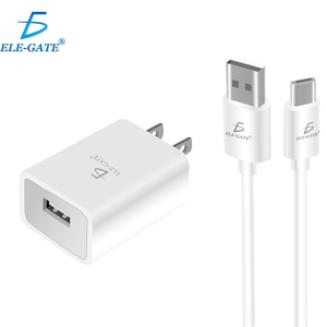 Caricabatterie V8 Rapido 5V 1A per Cellulari con Cavo Micro USB Compatibile QC3.0 QC2.0 per Telefoni Cellulari e Auricolari, Confezione con Spine US EU - Product Image 1