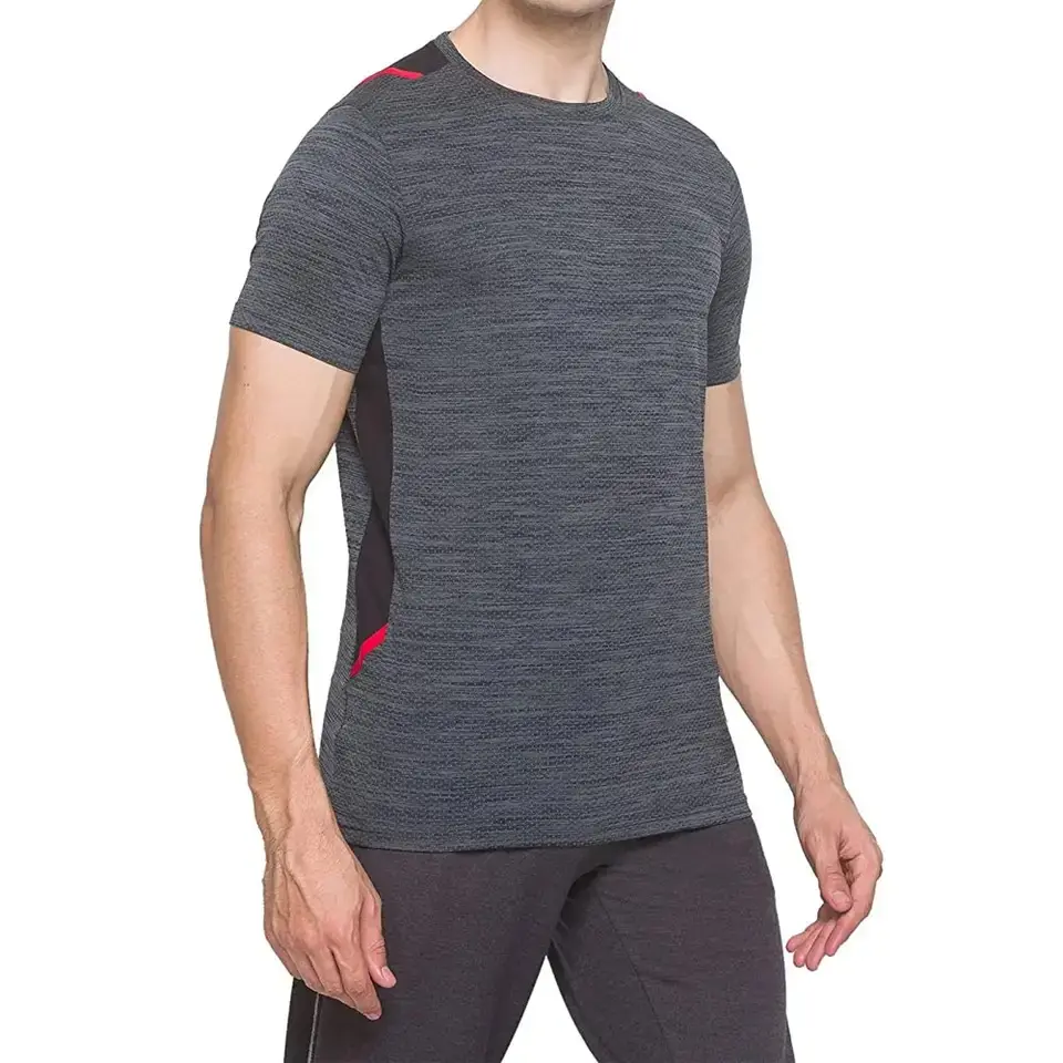 Мужская хлопковая футболка с коротким рукавом, 2024