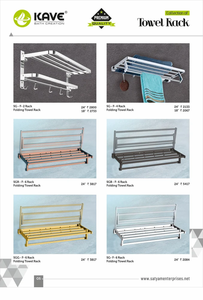 Polish Stainless Steel Rectangle Black <b>Towel</b> Rack Wall Mounted Bathroom <b>Towel</b> <b>Bar</b> Rustproof Modern Shower Hanger Organizer - Product Image 4