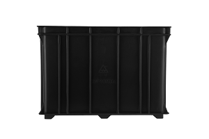 SANWEI 390*285*275mm caisse en plastique antistatique noir <span class=keywords><strong>ESD</strong></span> matériel panier composants électroniques pièces boîte - Product Image 4