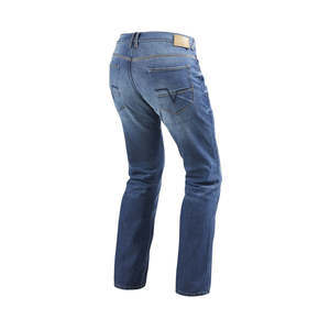 Pantalon de moto avec protection en fibre d'aramide et armure CE, coupe-vent, écologique, léger, respirant, en denim - Product Image 3