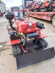 Mini Crawler Tractor Agricultural diesel Crawler <b>Rotary</b> Tiller Multifunctional Ploughing <b>Machine</b> - Product Image 2