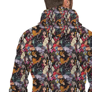 Pull à capuche de basketball en coton 100% pour l'hiver, avec impression par décharge et logo personnalisé, vente en gros Pakistan, OEM, ensemble de survêtement - Product Image 6