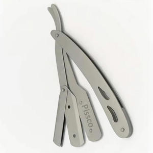 Shaving Knife Stainless Steel Folding <b>Men</b> Barber Tools <b>Hair</b> Razor Stainless Steel <b>Hair</b> Eyebrow Beard Folding Made By Pissco - Product Image 4