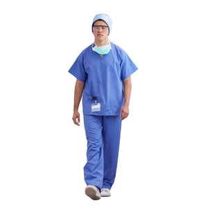Uniforme médico de tela suave de alta calidad, uniforme de hospital, uniformes de enfermería, buen antipolvo para mujeres y hombres de la fábrica de Sao Mai - Product Image 3