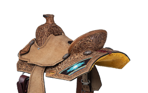 ชุดนักแข่งม้าหนังแท้คุณภาพพรีเมี่ยมอานม้าแบบตะวันตกและอังกฤษสำหรับขี่ม้า - Product Image 4