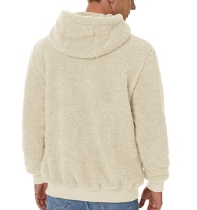OEM servicio personalizado cremallera Sherpa Sudadera con capucha piel peluda cálido invierno Zip peso pesado Oversize Hoody Sharpa pedido a granel transpirable - Product Image 2