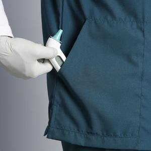 Gommages d'allaitement d'usine Poches cargo médicales Top de coupe classique et pantalon de jogging slim Grandes tailles Ensemble d'infirmière de gommage à la mode personnalisé - Product Image 5