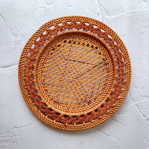 Napperons en rotin tissés à la main Produits écologiques Fabriqués au Vietnam Décoration de table Napperon tissé Vente en gros Moderne - Product Image 1