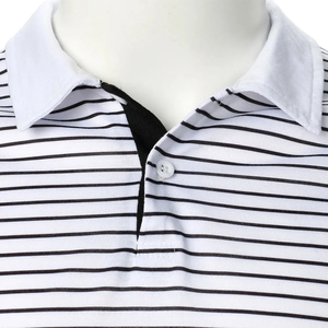 Nouveau design été Jacquard mode populaire basique décontracté ample pull tricoté à manches courtes t-shirt hommes hommes polos de luxe - Product Image 3