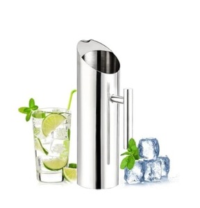 Carafe à eau en acier inoxydable, pichet à boisson en acier, pichet à boisson en acier inoxydable, pichet de service en acier, pichet à verser - Product Image 6