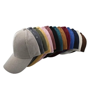 Gorra de béisbol deportiva de moda para hombre de alta calidad al por mayor, sombreros de camionero de pana en blanco con logotipo bordado personalizado para unisex - Product Image 6