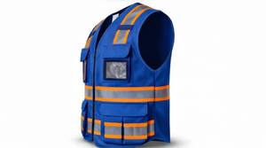 Chaleco de Seguridad Reflectante de Alta Visibilidad con Logotipo Personalizado, Impermeable, con Cremallera y Bolsillos, ENVÍO RÁPIDO - Product Image 4