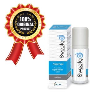 Salve Sweatgo Hyperhidrose Sweat pour une peau saine pour hommes en Fragrance-60ml Mogra exclusif - Product Image 4