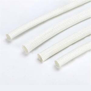 Funda Protectora de Cable de Fibra de Vidrio Trenzada Recubierta de Goma de Silicona Aislante y Estas son Fundas Expandibles y Flexibles. - Product Image 3