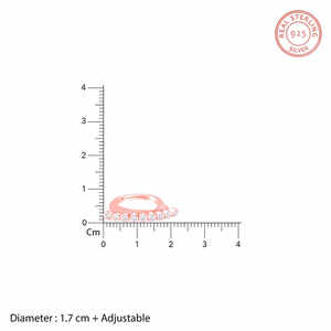 Anillo de Boda Geométrico Clásico y Elegante Chapado en Oro Rosa, Elaborado en Plata 925 - Product Image 3